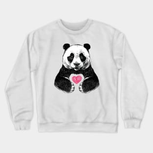 Sweet panda love Crewneck Sweatshirt
